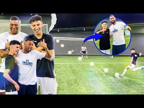 I LEFT MBAPPÉ SPEECHLESS!😱 Football challenges vs Neymar, Donnarumma & Mbappé thumbnail