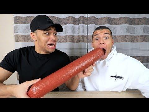 EIN BISS CHALLENGE !!! (HÄRTESTE CHALLENGE EVER) | Kelvin und Marvin thumbnail