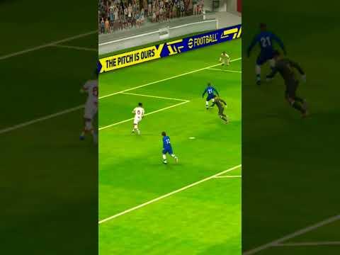 Kylian Mbappe catches the keeper off guard #shorts #football #chelsea #mbappe #pes2021 #efootball thumbnail