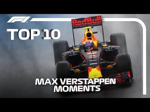 Top 10 Moments of Max Verstappen Magic in F1 thumbnail