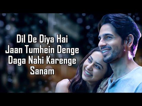 Dil De Diya Hai (LYRICS) - Thank God | Sidharth M, Rakul | Anand Raaj A, Rochak K, Rashmi V, Sameer thumbnail