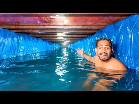 We Made Secret Tunnel Swimming Pool - Underground | धरती के नीचे 😈 thumbnail