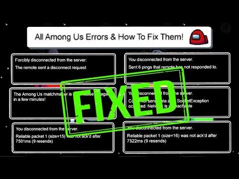 Among Us Disconnected From Server, Sent 6 Pings & All Errors Fixes! thumbnail