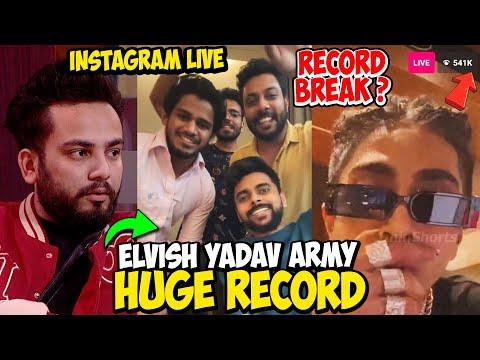 Elvish Yadav Instagram Live Huge Record | Love Kataria Vote Appeal For Elvish Yadav in Bigg Boss OTT thumbnail