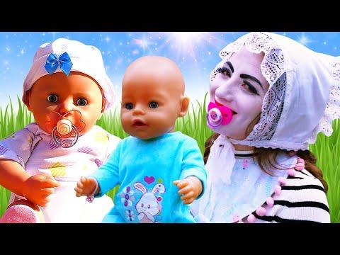 Куклы БЕБИ БОН и Няньки! 🔴 Весёлые игры для девочек Дочки Матери с Baby Born. Видео куклы онлайн thumbnail