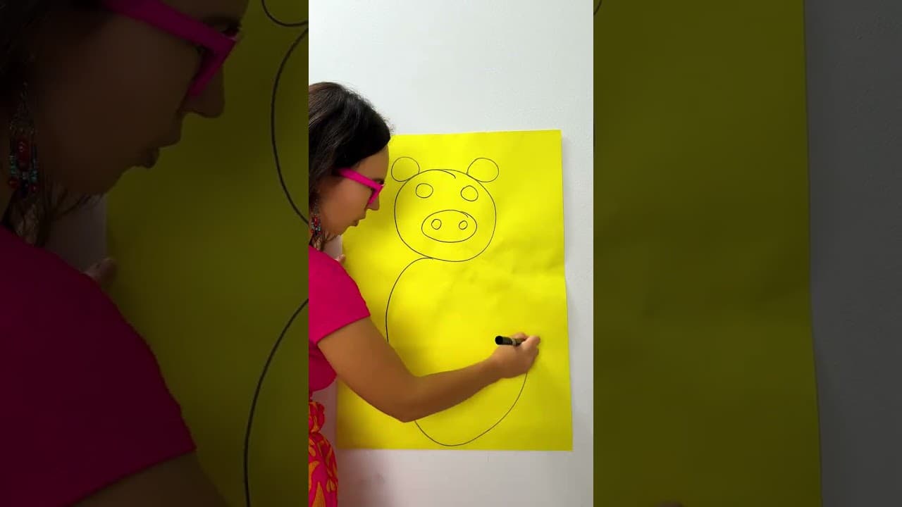 Fun Drawing on the Feet! ๐ฃ Cute ART Step By Step! #kids #fun