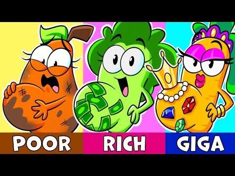 RICH vs POOR vs GIGA RICH Pregnant in Hospital 🍐 Parents for the First Time Struggles thumbnail