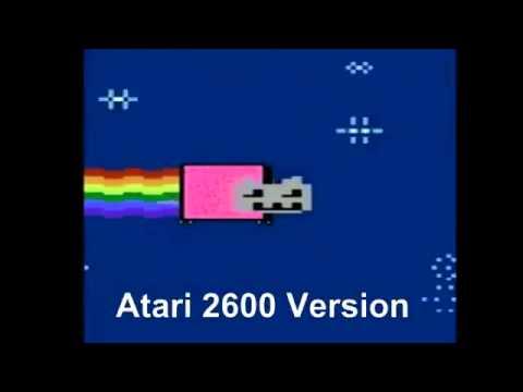 Nyan Cat - 8 Bit Versions (Atari 800,ZX Spectrum, Atari 2600, C16 by comparison) thumbnail