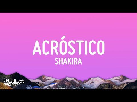 Shakira - Acróstico (Letra/Lyrics) thumbnail