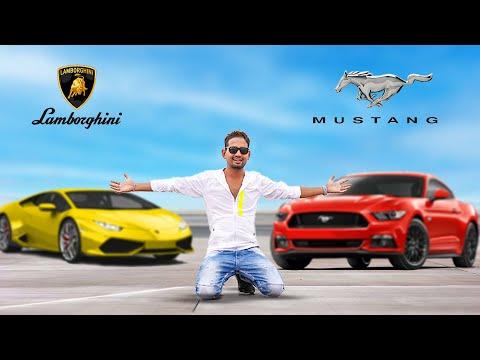 Ford Mustang GT vs Lamborghini - MR INDIAN HACKER thumbnail