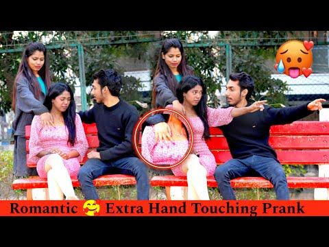 Prank Gone Wrong! 😱 Extra Hand Touching Prank on Cute Girl thumbnail