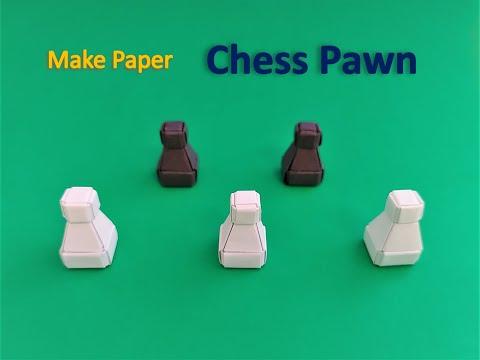 How to Make Paper Chess Piece Pawn | Modular Origami Bricks thumbnail