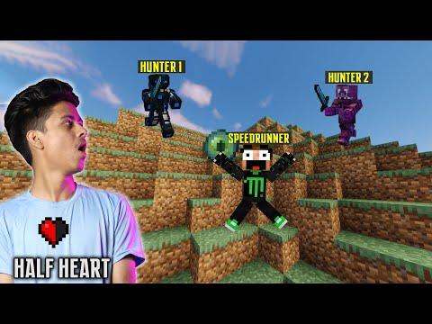 😱MINECRAFT SPEEDRUNNER VS 2 HUNTERS thumbnail