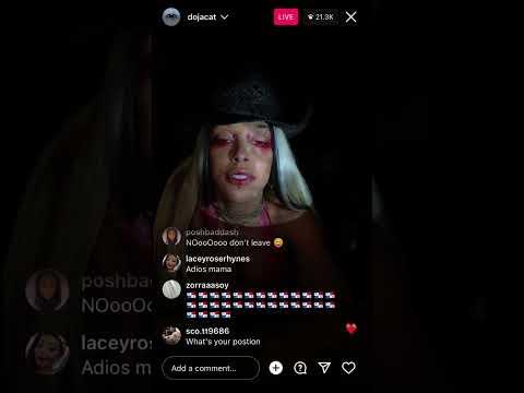 Doja cat leaks intro from unreleased song “Wet Vagina” live on insta thumbnail