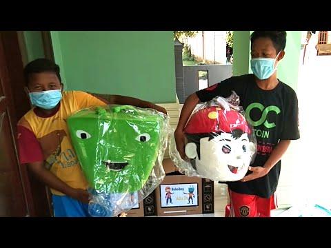 My Friends UNBOXING COSPLAYS BoBoiBoy Galaxy & Adu Du, Instrument Song Lily & On My Way Alan Walker thumbnail