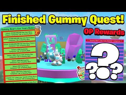How I Completed Gummy Bear's Quest! OP Rewards! - Bee Swarm Simulator thumbnail