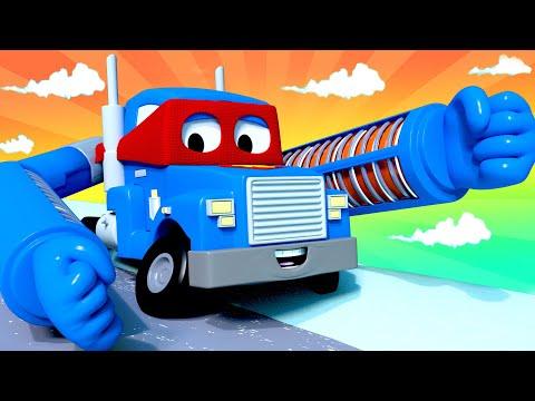 The radiator truck  - Carl the Super Truck - Car City ! Cars and Trucks Cartoon for kids thumbnail