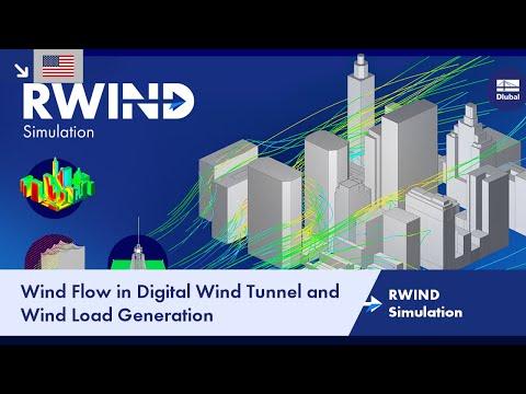 RWIND Simulation | Wind Flow in Digital Wind Tunnel and Wind Load Generation thumbnail