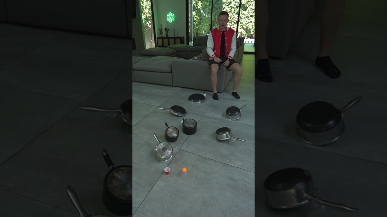 Ping Pong Trick Shot!