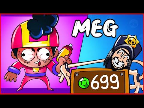 BRAWL STARS ANIMATION - MEG IS OP BUT.. thumbnail