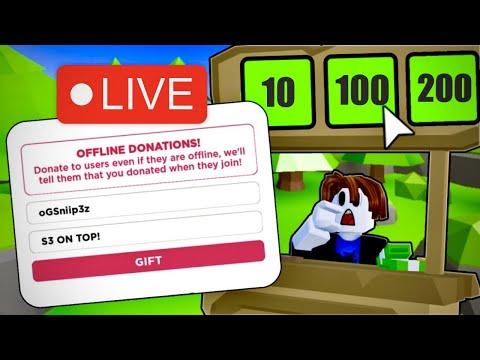 🔴 Giving 10,000 Robux to Every Viewer LIVE! (Roblox Robux Live