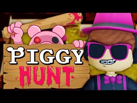 PLAYING THE BRAND NEW PIGGY GAME!! (PIGGY: Hunt) thumbnail