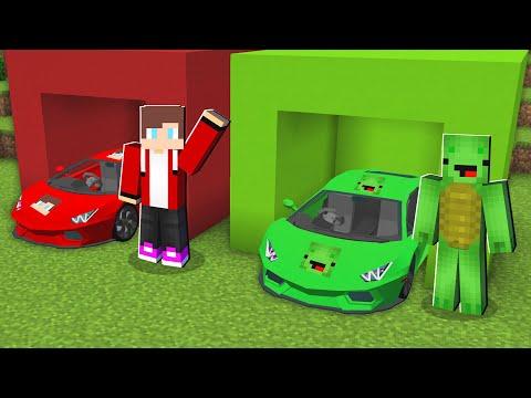 Which CAR is BETTER MAIZEN vs MIKEY? - Funny Story in Minecraft (JJ) thumbnail
