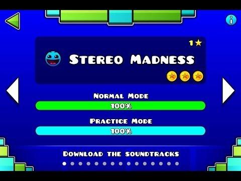 Geometry Dash - Level 1: Stereo Madness (All Coins) thumbnail