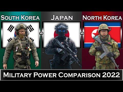 South Korea vs Japan vs North Korea Military Power Comparison 2022 | Global Power thumbnail
