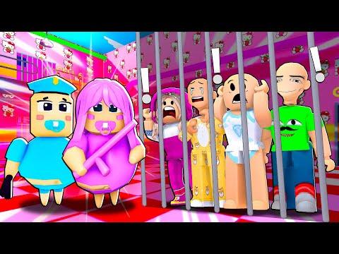 JJ ESCAPES BABY BARRY PRISON RUN 2! ROBLOX | Brookhaven 🏡RP thumbnail