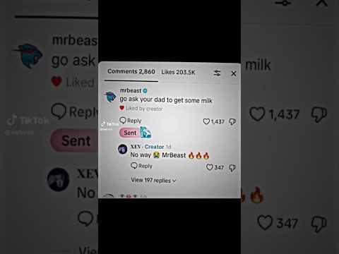 Mr beast in comment for XEV #trending #virals #shorts☠️😱 thumbnail
