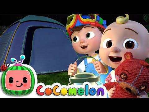 Yes Yes Bedtime Camping Song | Camp Youtube! | CoComelon Nursery Rhymes & Kids Songs thumbnail