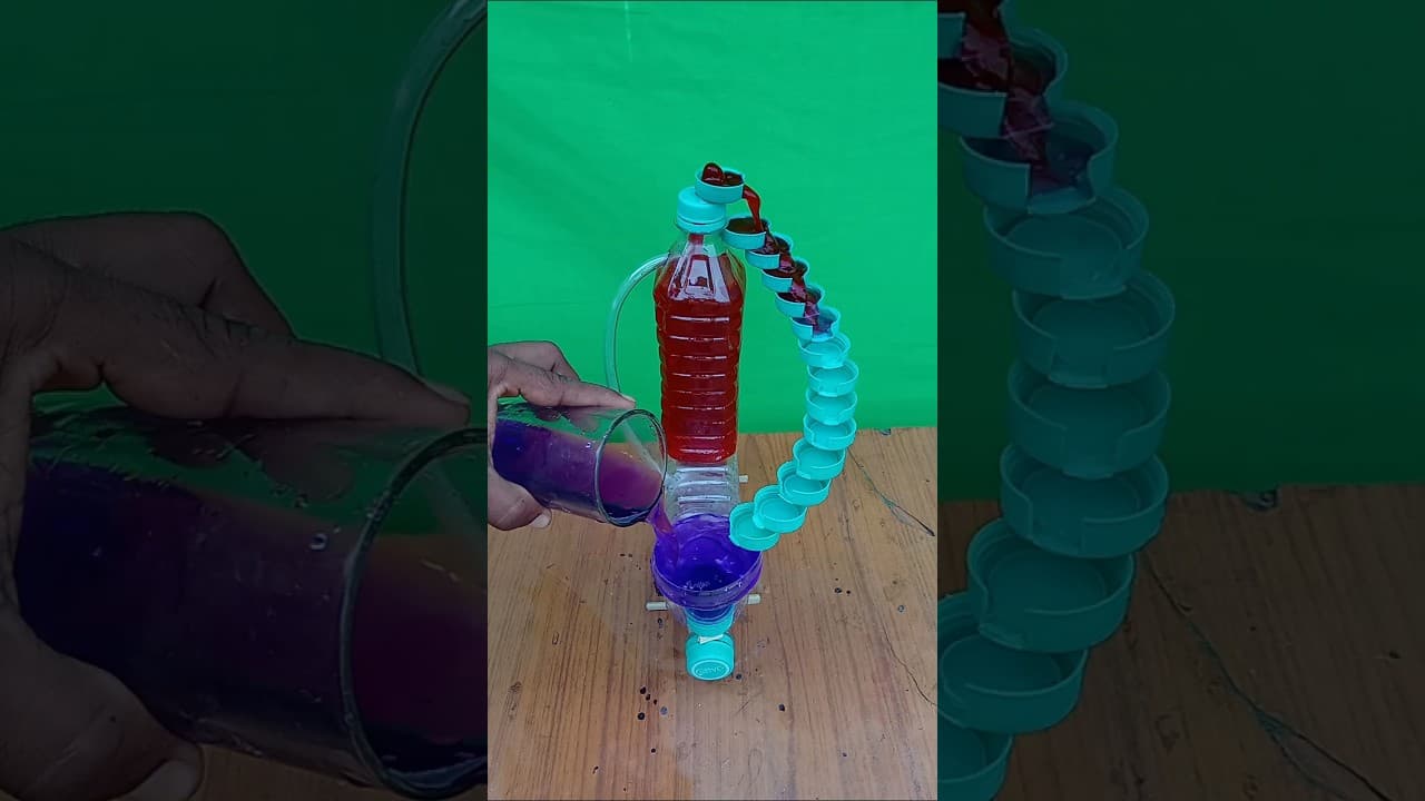 Fountain Like a Water Park ๐๏ธ๐๏ธ #ramcharan110 #experiment #short_video #water_fountain