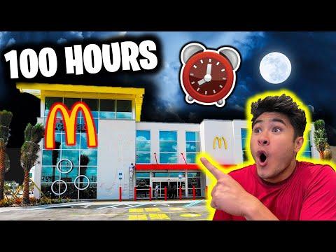100 HOUR OVERNIGHT CHALLENGE in THE WORLDS BIGGEST MCDONALDS! thumbnail