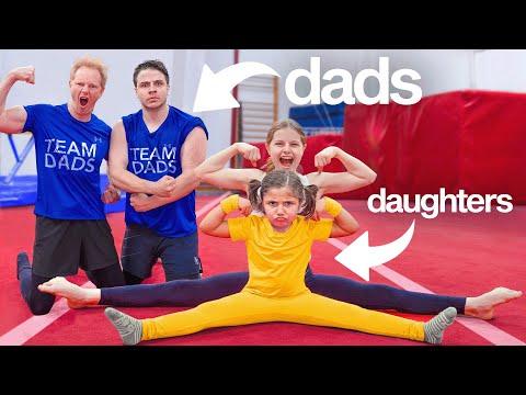 Dads VS Daughters! Who is Stronger? Mila & Salish Team up! ft/ Jordan Matter thumbnail