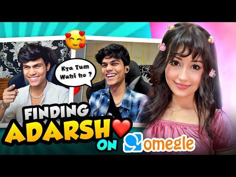 Finding Omegle King @adarshuc On Omegle 😂♥️ thumbnail