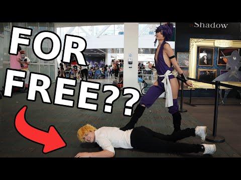 I GOT STEPPED ON BY 100+ COSPLAYERS thumbnail