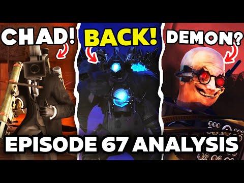 TITANS BACK!? EVIL SCIENTIST? - Episode 67 Part 1 SKIBIDI TOILET ALL  Easter Egg Analysis Theory thumbnail