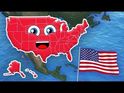 The 50 States Song - 50 States and Capitols of the United States of America Song thumbnail