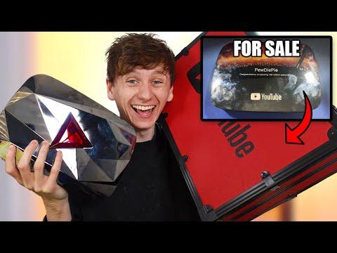 I'm BUYING PewDiePie's 100 Million Red Diamond Play Button thumbnail