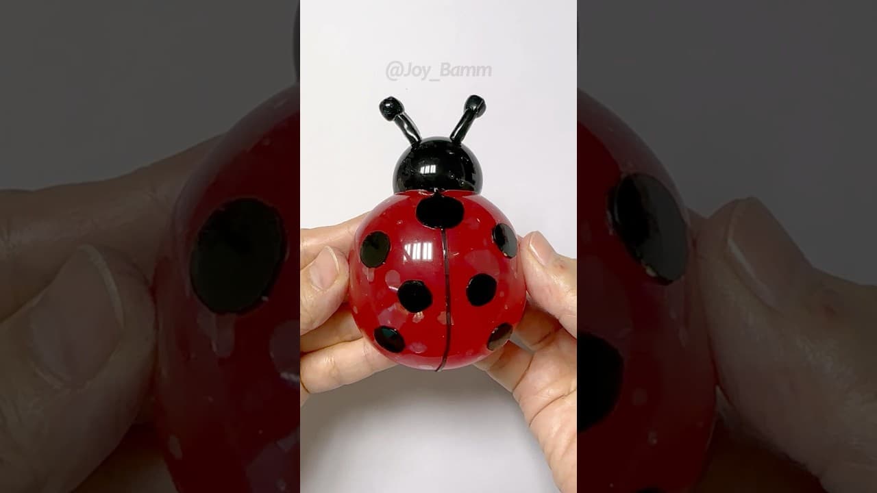 ๐๋ฌด๋น๋ฒ๋ ๋ง๋์ด ๋ง๋ค๊ธฐ_Ladybug Squishy DIY with Nano Tape #์ค๋ฆฌ์ฝํ
์ดํ