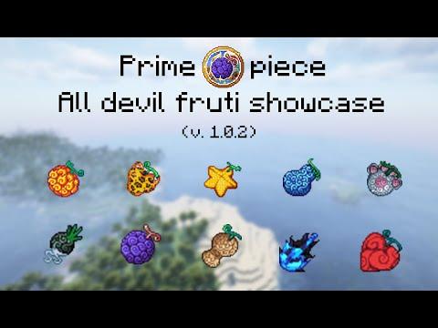 Prime piece | All devil fruit showcase (version 1.0.2) | Minecraft 1.20.1 thumbnail