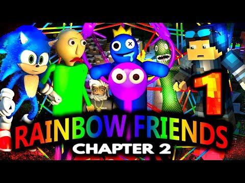 MONSTER NIGHTMARE GREEN + *NEW* RED PURPLE JUNIOR Rainbow Friends Chapter 2  Concept Roblox 