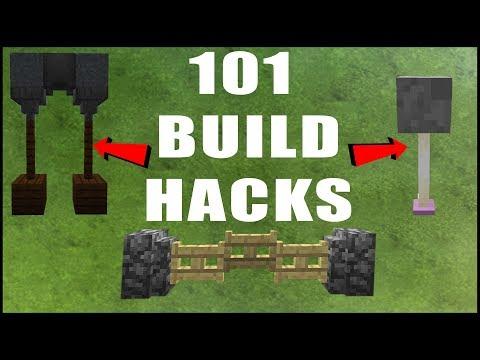 101 MINECRAFT BUILD HACKS thumbnail