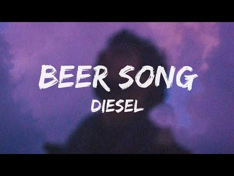 Beer Song (Lyrics) - Diesel | trending song | reels song thumbnail