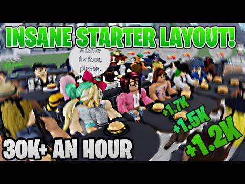 THE *BEST* STARTER LAYOUT FOR RESTAURANT TYCOON 2! BEST MONEY GUIDE IN RESTAURANT TYCOON thumbnail
