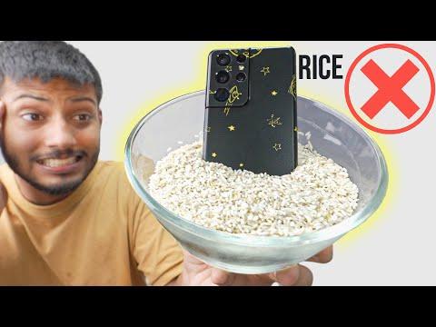 DON'T do this when your Phone goes in Water ! thumbnail