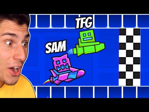 Racing My Wife In Geometry Dash Multiplayer! thumbnail