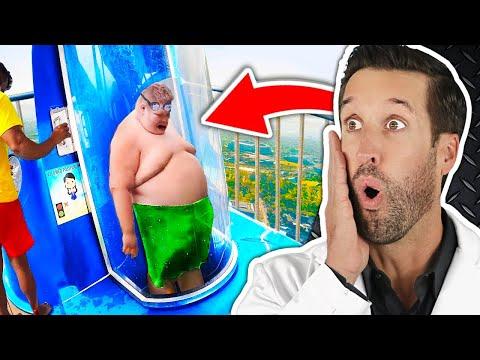 ER Doctor REACTS to Most INSANE Water Slide Fails thumbnail