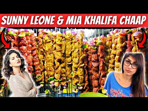 I TRIED SUNNY LEONE & MIA KHALIFA CHAAP | OM CHAAP CORNER | STREET FOOD | GURGAON thumbnail